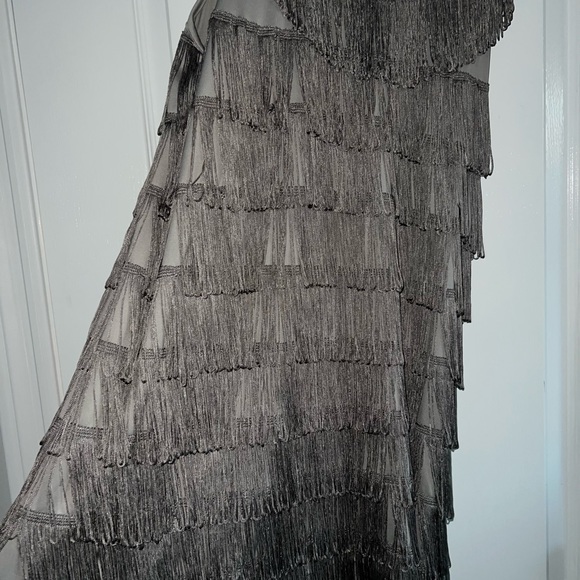 NWT H&M Fringe Flapper Dress Size Small - Picture 7 of 11